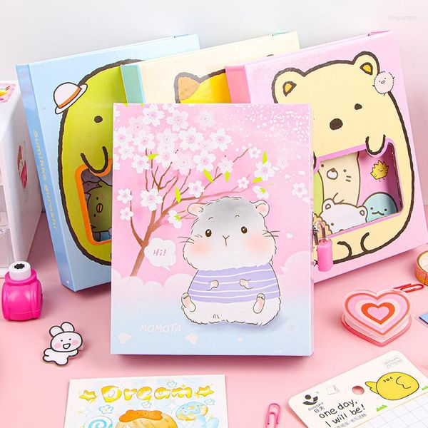 Chen Lin Kawaii Journal de dessin animé livre fournitures de papeterie scolaire étudiant verrouillable Journal cahier cadeau d'anniversaire pour enfants Scrapbook