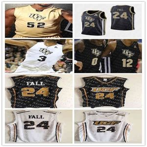 Chen37 2021 UCF Knights College Basketball 24 Tacko Fall 1 B. J. Taylor 2 Terrell Allen 15 Aubrey Dawkins 35 Collin Smith Maillots cousus personnalisés