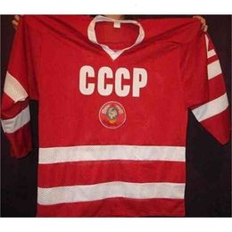 Chen37 C26 Nik1 2019 URSS-CCCP Russe 20 Vladislav Tretiak 2 Viacheslav Fetisov 17 Alexander Kharlamov Maillot de hockey