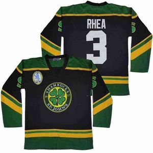 Chen37 C26 Nik1 Custom College North Dakota Fighting Sioux Jersey 9 Jonathan Toews 11 Zach Parise Hockey Ross The Boss Rhea 3 St John's Shamrocks Green Black