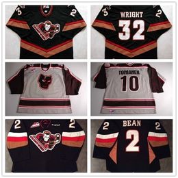 Chen37 C26 Nik1 Personalizza Uomo Donna Bambini WHL Calgary Hitmen 10 Tomanek 32 Wright 2 Jake Bean 100% ricamato s Hockey su ghiaccio Maglie economiche Goalit Cut