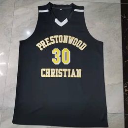 Chen37 Custom Basketball Jersey Men Jeugd Vrouwen #30 Julius Randle Prestonwood Christian High School Throwback-maat S-2xl of enige naam en nummertruien