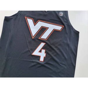 Chen37 Custom Basketball Jersey Men Youth Women #4 Virginia Nickeil Alexander-Walker High School Throwback-maat S-2xl of enige naam en nummertruien