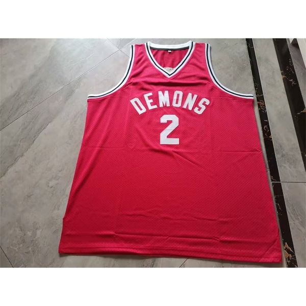 Chen37 Jersey de baloncesto personalizado Hombres Mujeres jóvenes # 2 Tim Duncan 2 Demons High School Throwback Tamaño S-2XL o cualquier nombre y número de camisetas