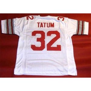 Chen37 aangepaste mannen jeugd vrouwen vintage Ohio State Buckeyes #32 Jack Tatum voetbalshirt maat S-5XL of aangepaste naam of nummertrui