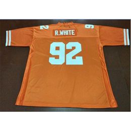 Chen37 Personnalisé Hommes Jeunes femmes Vintage Tennessee Volunteers # 92 Reggie White College Football Jersey taille s-5XL ou personnalisé n'importe quel nom ou numéro de maillot