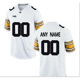 Chen37 Custom Mens jeugd vrouwen peuter Iowa Hawkeyes gepersonaliseerde naam en nummer elke maat gestikte topkwaliteit college jersey