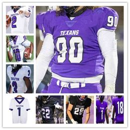 CHEN37 Custom NCAA Tarleton State Texan Tsu College Football Jersey Steven Duncan Mike Irwin Jayy McDonald Daniel Wright Jr. Ryheem Skinner Tariq