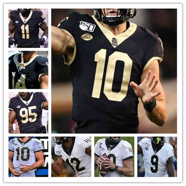 Chen37 Maillot de football universitaire personnalisé Ncaa Wake Forest WF Sam Hartman Leo Kelly Christian Beal-Smith Turner Jaquarii Roberson Justice Ellison Perry