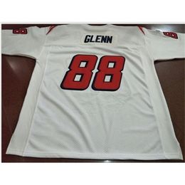 Chen37 Goodjob #88 Terry Glenn Game gedragen Retro Jersey 1999 met Team Men College Jersey maat S-5XL of aangepaste naam of nummertrui