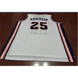 Chen37 Goodjob Hommes Jeunes Femmes Vintage # 25 KENNY ANDERSON Fighting Illinois Basketball Jersey Taille S-6XL ou personnalisé n'importe quel nom ou numéro de maillot