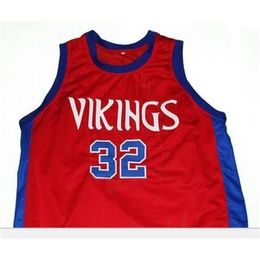 Chen37 Goodjob Men Youth Women Vintage # 32 Vikings M. Johnson High School College Basketball Jersey Size S-6XL ou Custom n'importe quel nom ou numéro de numéro