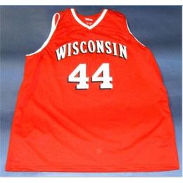 Chen37 Goodjob Hombres Jóvenes mujeres Vintage # 44 FRANK KAMINSKY CUSTOM WISCONSIN BADGERS baloncesto Jersey Tamaño S-6XL o personalizado cualquier nombre o número jersey