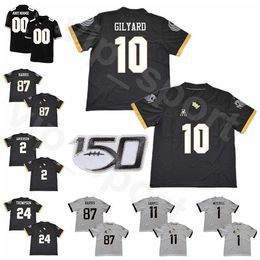 Chen37 NCAA College UCF Knights Football 87 Jacob Harris Jersey 10 Eriq Gilyard 1 Eric Mitchell Aaron Robinson Bentavious Thompson Hommes Enfants Femme