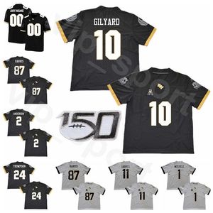 Chen37 NCAA College UCF Knights voetbal 87 Jacob Harris Jersey 10 Eriq Gilyard 1 Eric Mitchell Aaron Robinson Bentavious Thompson Men Kids vrouw