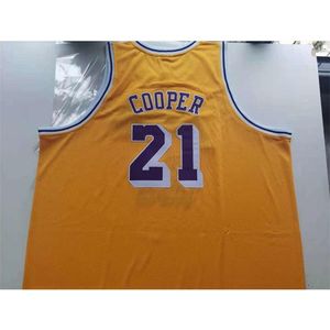 Chen37 Zeldzame basketball jersey Men Jeugdvrouwen Vintage 1984-85 Michael Cooper College Grootte S-5XL Custom Elke naam of nummer