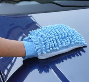 Chenille Microfiber Scratch-Free Car Wash Mitt Double Sidy Huishoudelijke Reinigingsgereedschappen Reinigingshandschoenen Huishoudelijke Organisatie 10 stks Batch