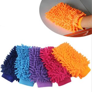 Chenille Microfiber Krasvrije Autowashandschoenen Dubbelzijdig Huishoudelijk Reinigingsgereedschap Reinigingshandschoenen-Organisatiewanten C11