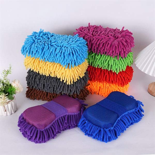 CHENILLE WASH VOITURES NETTOYAGES CHARGE CARRE AUTO MICROFIBER CONSTAGE AUTO COLORFUR COLORFE COOL T9I002627