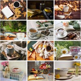 Chenistory Diy Digital Oil Painting Coffee Book Scenery Kits schilderen door nummers Handbeschilderde Picture Art Tekening op canvas cadeau