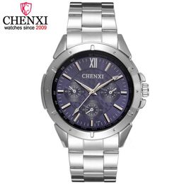 CHENXI Brand Men d'origine Regardez Fashion Casual Business Wristwatch masculin en acier complet Watch Man Clocks Relogie Masculino2443143