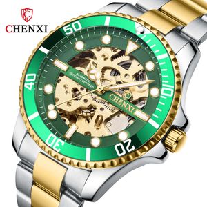 Chenxi/dawn Water Ghost Hollow volautomatisch mode waterdicht mechanisch herenhorloge