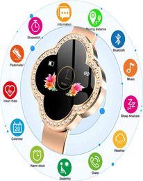 Chenxi S6 Fitness Tracker Femmes Smart Watch Gold Ladies Smartwatch IP67 Bracelet imperméable Moniteur de fréquence cardiaque sport Q059230183