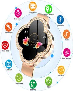 Chenxi S6 Fitness Tracker Femmes Smart Watch Gold Ladies Smartwatch IP67 Bracelet imperméable Moniteur de fréquence cardiaque sport Q056336191