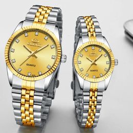 CHENXI Top Brand Lovers' Parejas Reloj de cuarzo para hombres Mujeres Reloj de regalo de San Valentín Relojes para damas 30 m Relojes de pulsera impermeables 240112