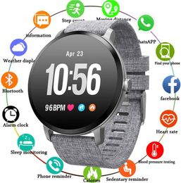 Chenxi V11 Smart Watch Mens IP67 Activité en verre trempé étanche Tracker de fitness Tracker Heart Monitor Brim Men Women Smartwatch256830673