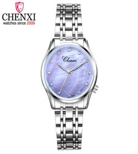 Chenxi Women Flower Texture Dial Wrist Watches for Ladies Quartz Watch Fashion Relogio Relogio Feminino Relojes Relojes impermeables6630430