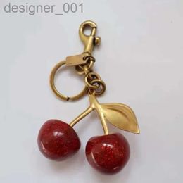 Cherry Keychain Sac Charm Decoration Accessoire Pink Green High Quality Design 138 LN9P