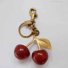 Cherry Keychain Sac Charm Decoration Accessoire Pink Green High Quality Design 138 PP09