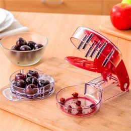 Cherry Pitter Rvs Verwijderen Multi-Grain Seed Fruit Peeler Slicer Tool Creative Gadgets 210423