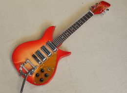 Chitarra elettrica Cherry Red 6 corde con tastiera in palissandro lunghezza scala 527 mm