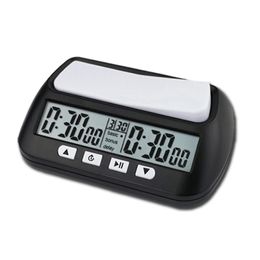 Schaakspellen 3-in-1 Multifunctionele draagbare professionele schaakklok Digitale schaaktimer Speltimer Competitiespel Stopwatch 231218