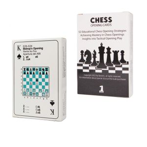 Schaakspellen Benoni Openingskaarten Engels Frans Spaans cadeau voor schaakliefhebbers om strategietactieken openingszetten te bestuderen 231215