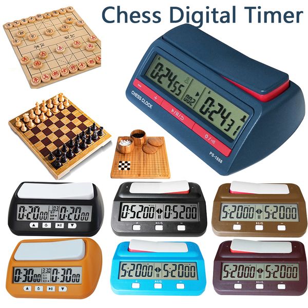 Jeux d'échecs professionnels horloge d'échecs numérique électronique horloge d'échec