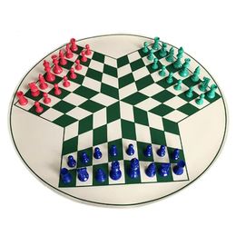 Jeux d'échecs pièces de dames internationales à trois joueurs avec jeu de dames jeu de dames 231215