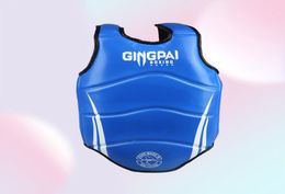 Guardia de cofres Boxing Kickboxing Body Chaleco Protector Martial Arts WTF Rib Taekwondo Taekwondo Entrenamiento objetivo Uniforme5993638