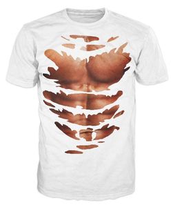 Pecho Six Pack Abs Fitness Muscle Broma Camiseta divertida01231490695