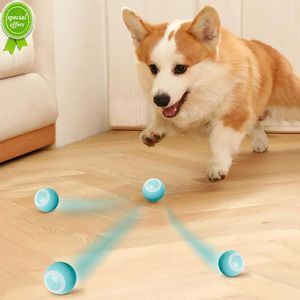 Chews New Electric Dog Toys Auto Rolling Ball Toys Smart Dog Ball Toys Funny Self Moving Puppy Games Toys Pet Interactive Play Play Supply