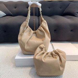 bolso de bolso de chian hobo para mujer bolsas de diseñador bolsas de compra de hombro bolsos de cadena de masa de vaca