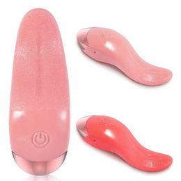 Équipement sexuel adulte à l'outil de sex-appeal féminin Tongue de vibrateur féminin pour masturbation Simulate Vaginal Licking Device Produit 231129