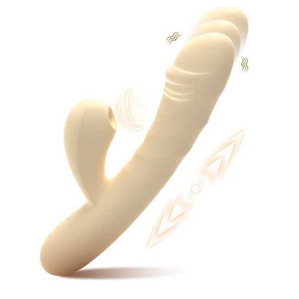 Chic Intelligent rétractable Retractable Aspirator vibrateur pour les femmes Masturbation Massage Stick Adults Adult Sex Products Toys maintenant disponible 231129