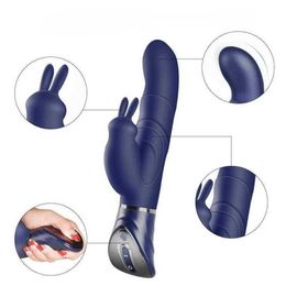 Chic Love Polyvalent Lapin Femelle Adulte Amusant Vibration Massage Bâton Masseur Électrique grand vibrateur Sex toy Vibre Pour Femmes Jouets Produits 231129