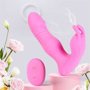 Chic Love porte un saut d'oeuf à vibration femelle Télécommande sans fil de masturbation télescopique Approvisionnement adulte 231129