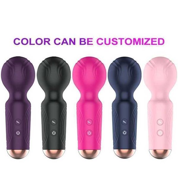 Chic New Womens Masturbation Device Mini Strong Shock Vibrator Massage Stick Sex Toy Toy Fun Products 231129