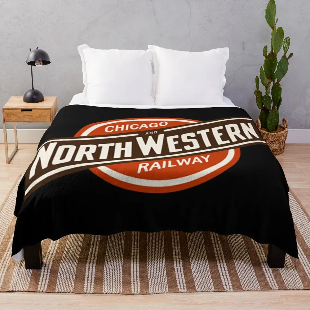 Chicago and North Western Railroad Shirt Throw Blanket crochet crochet weighted blanket