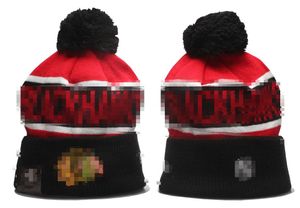 CHICAGO Beanie BLACKHAWKS bonnets équipe de Hockey nord-américaine Patch latéral hiver laine Sport tricot chapeau crâne casquettes A3